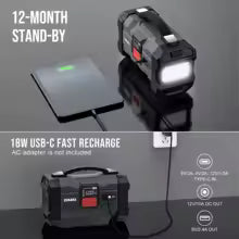 ProToolMode™ 26800mAh Jump Starter with Air Compressor 4000A Booster Tyre Inflator Portable Car Battery Power Bank Charger Air Pump