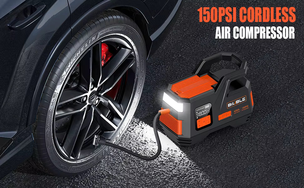 ProToolMode™ 26800mAh Car Jump Starter Power Bank Portable Air Compressor Inflator Pump Power Station 4250A Battery Starter Auto Booster