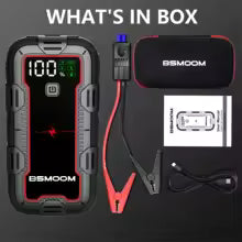 ProToolMode™ Car Jump Starter 5000A/4000A Battery Charger Emergency Power Bank Booster for 12V Gasoline and Diesel Vehicles Starting