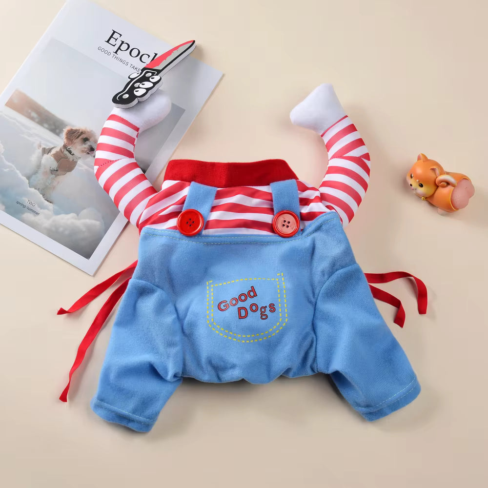 ProToolMode™ Dog Clothes Halloween Pet Costume For Small Big Dogs Cats Adjustable Puppy Cosplay Outfits Jumpsuit Pug Party Apparel